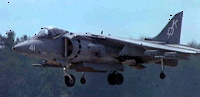 Harrier from VMAT-203 In Flight